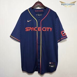 Nike MLB Space City Houston Astros #30 Tucker Limited Baseball Jersey Men Sz XL